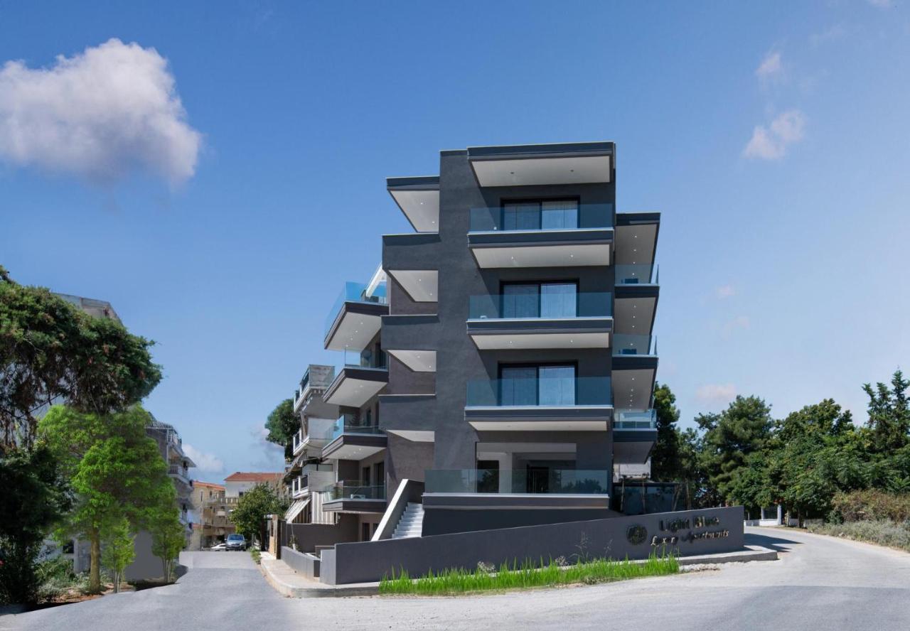 Light Blue Hotel Nea Kallikrateia Bagian luar foto